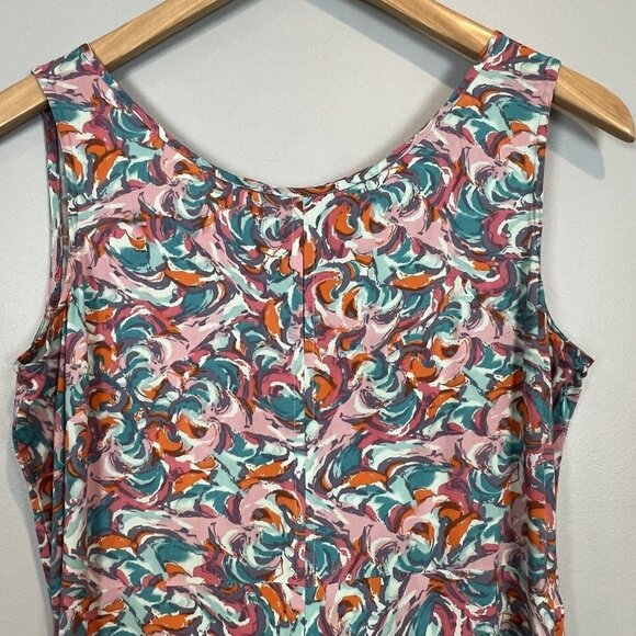 Sundance Sleeveless Summer Dress Asymmetric Hem Chest Cutout Womens Size 4 - Picture 3 of 8